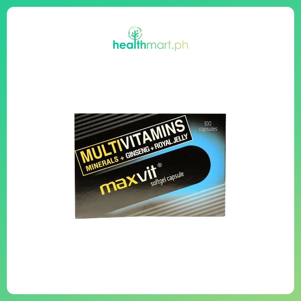 Maxvit (10 capsules) (Multivitamins Minerals + Ginseng + Royal Jelly