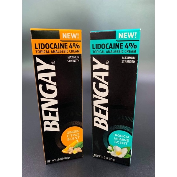 Bengay Pain Relieving Lidocaine Cream Topical Analgesic 3oz Shopee Philippines