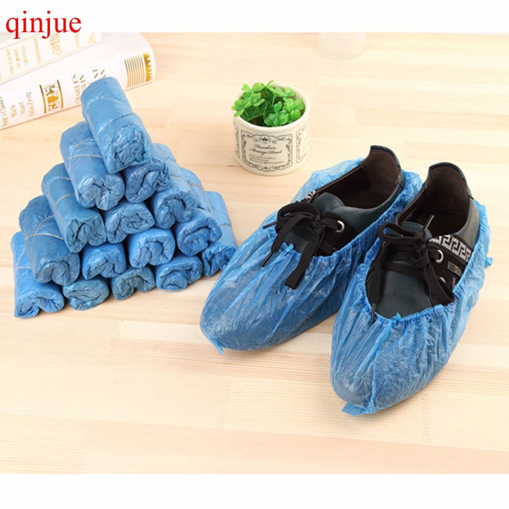 clear plastic shoe covers