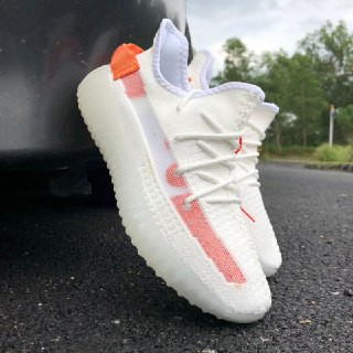 yeezy white orange