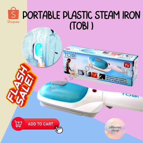Portable Plastic Steam Iron Tobi Travel Steamer Garment Hand Steamer
