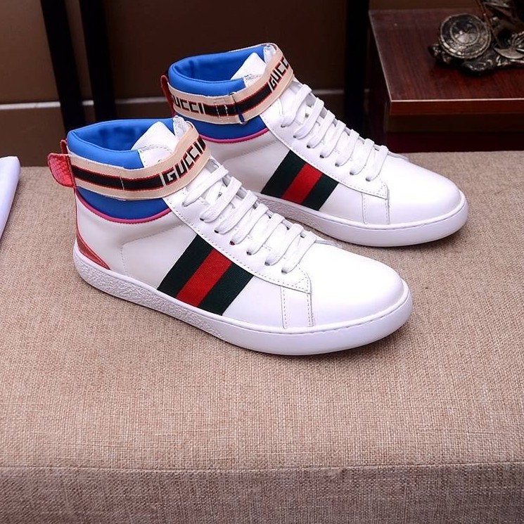 gucci stripe ace high top