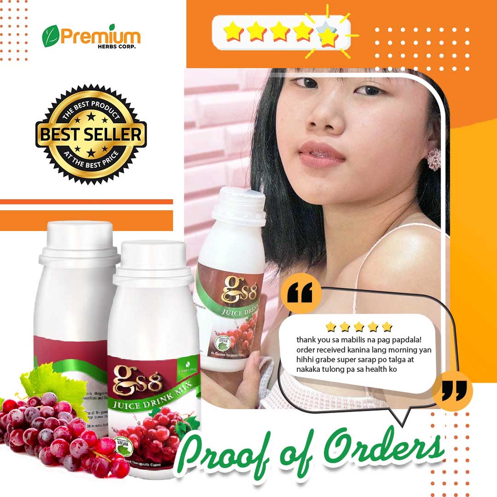 1 Bottle GS8 Juice Drink Original/ Pregnancy Fertility Powdered Juice