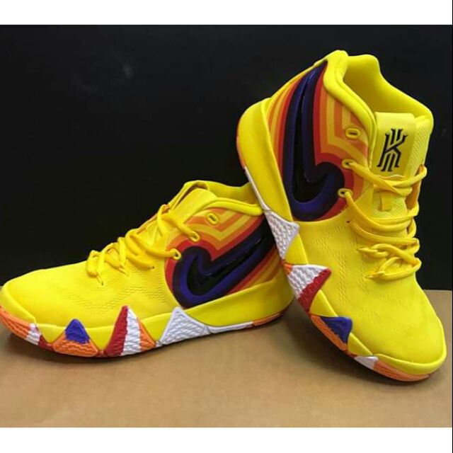 nike kyrie 4 yellow multicolor