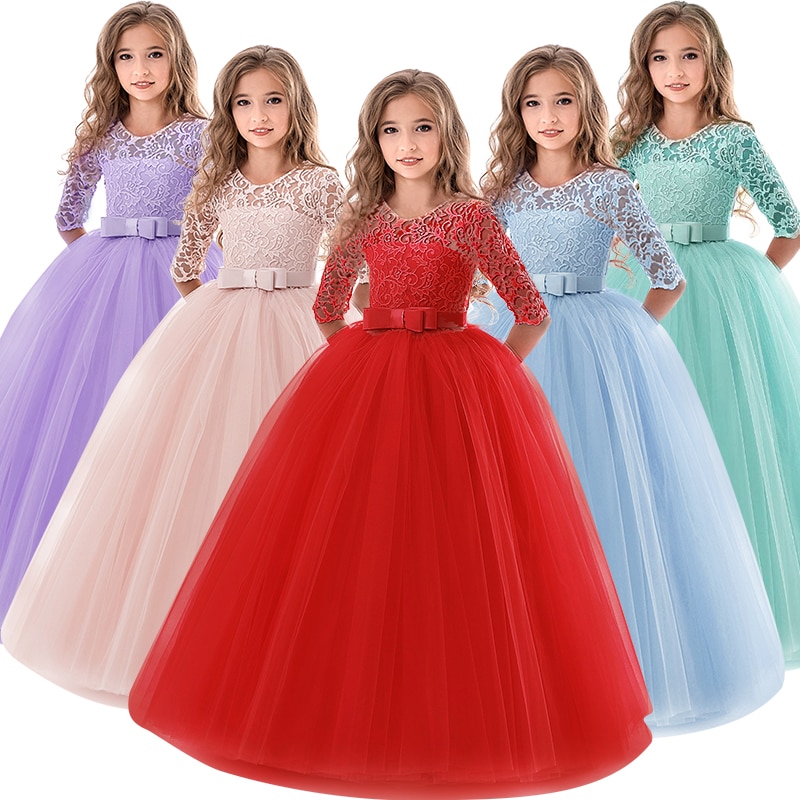 wedding party wear dresses for girl