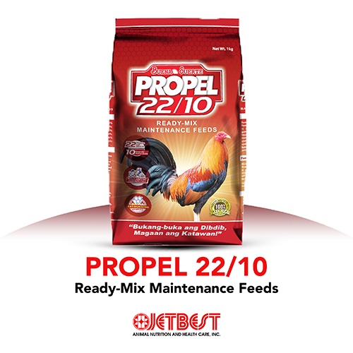 Propel 22/10 ReadyMix Gamefowl Feeds 1Kg Shopee Philippines