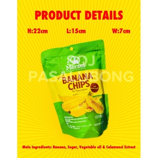 Merzci Special Banana Chips 100g - Bacolod Pasalubong | Shopee Philippines