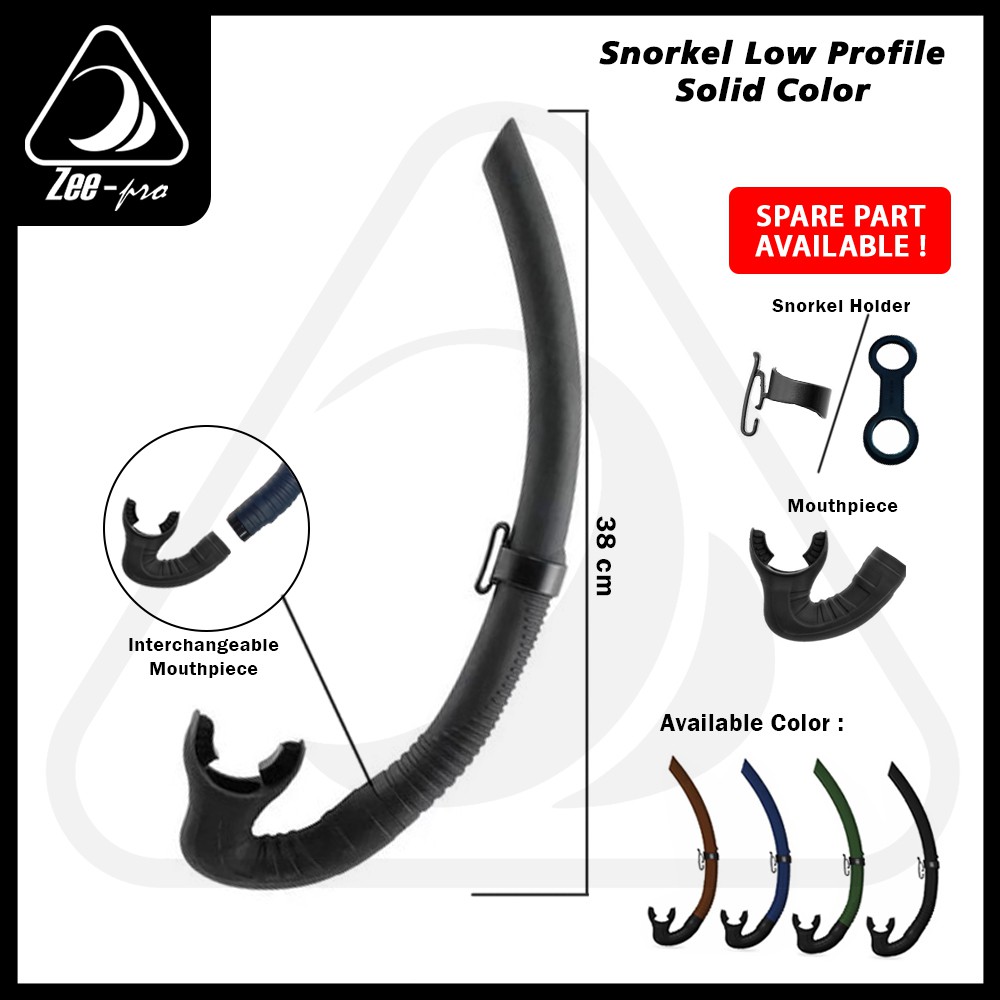 Freedive Snorkel Low Profile Simple Snorkeling Snorkling Tube Diving