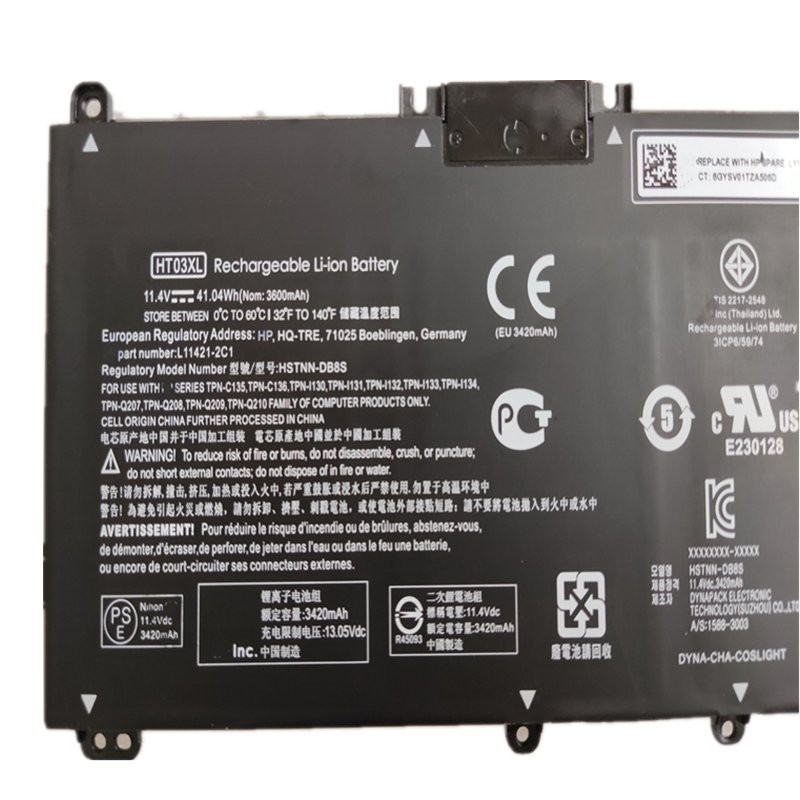 Original HT03XL Laptop Battery For HP Pavilion 14-CE0025TU CE0034TX  CE0014TU 15-DA0014NE CS0037T 250 | Shopee Philippines