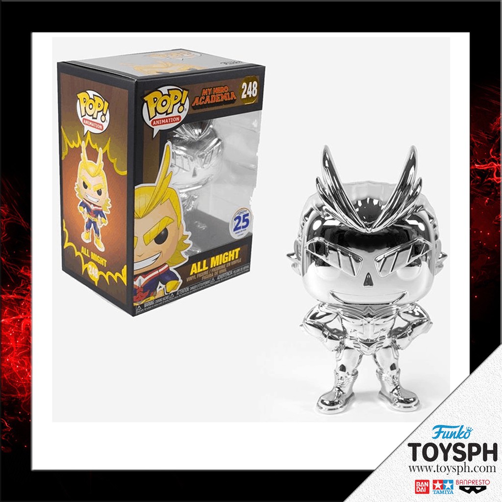 all might chrome funko