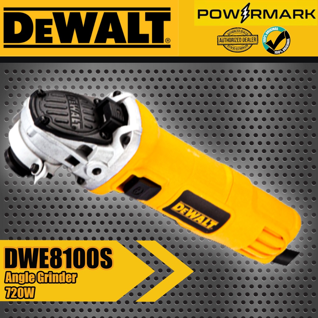 DEWALT DWE8100S Angle Grinder 720W {POWERMARK | DHD] | Shopee Philippines