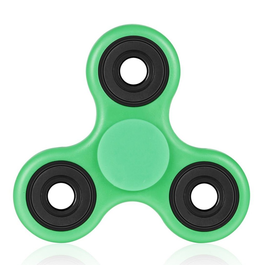 green fidget spinner