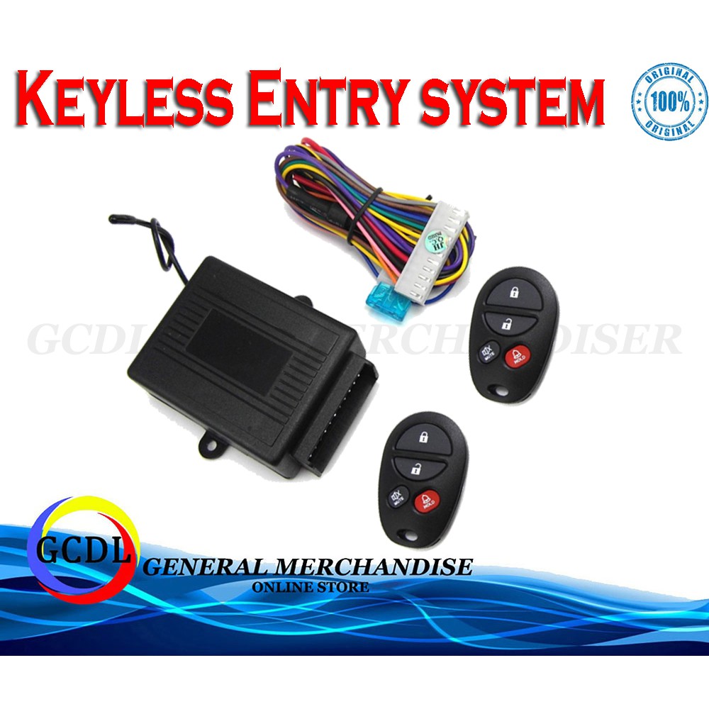 8199 Remote Control Central Locking Kit For Toyota Car Door Lock Keyless  Entry System | Shopee Philippines