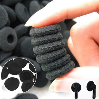 24pcs 1.8cm Soft Black Sponge Foam  Headphone Ear Pad Cover Cushion #3