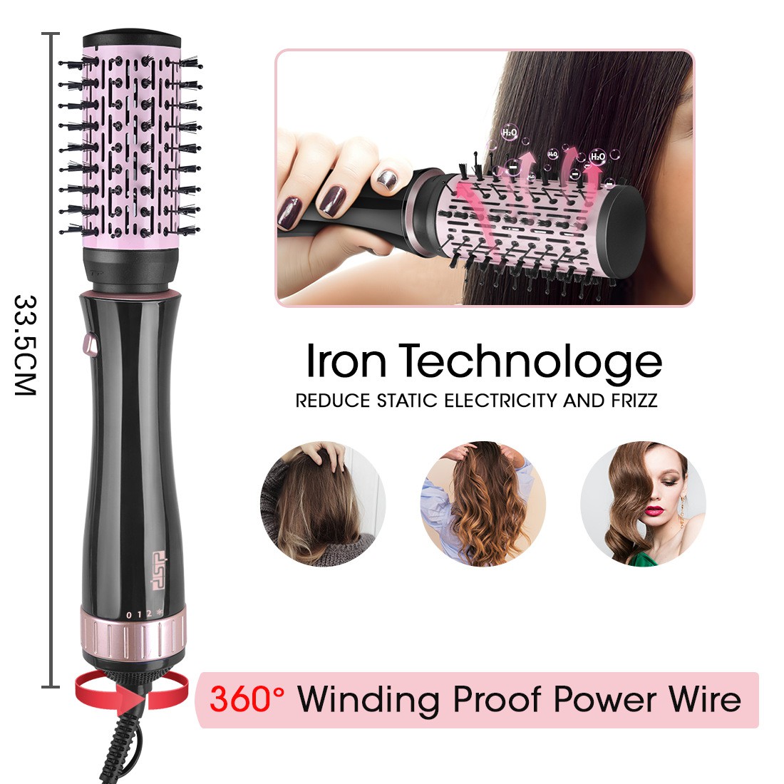 curling brush hair dryer