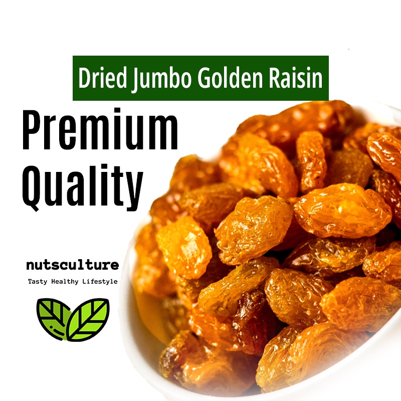 NutsCulture Premium Golden Jumbo Raisin Shopee Philippines