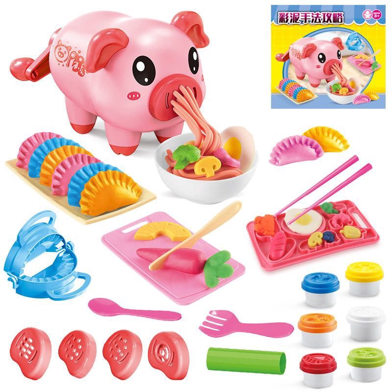 Kids Toys DIY Plasticine Noodle Maker 