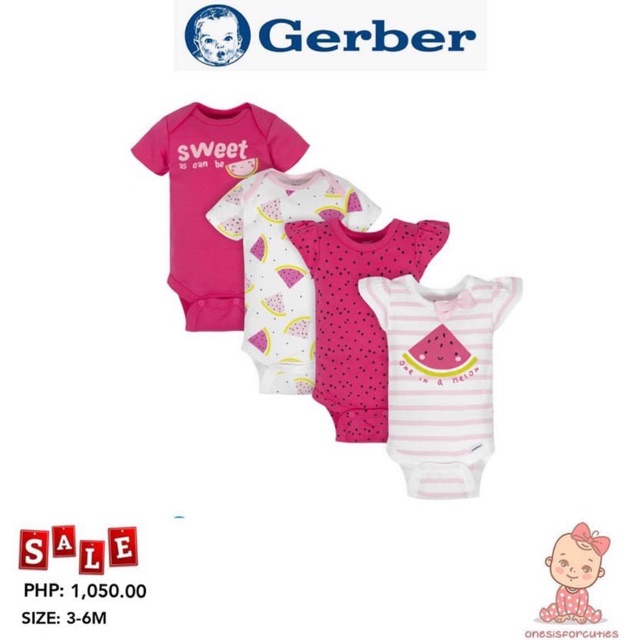 gerber baby clothes sale