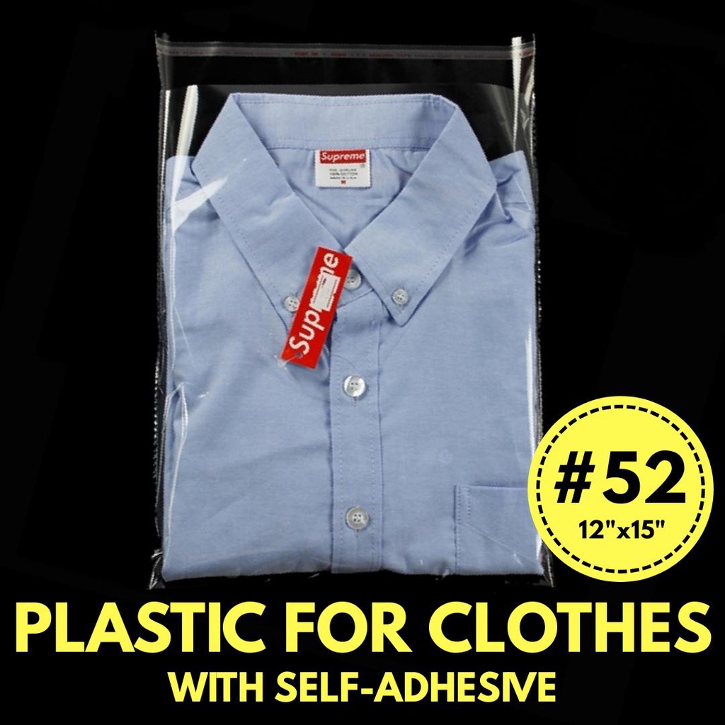 PLASTIC FOR CLOTHES (w/SelfAdhesive) Shopee Philippines
