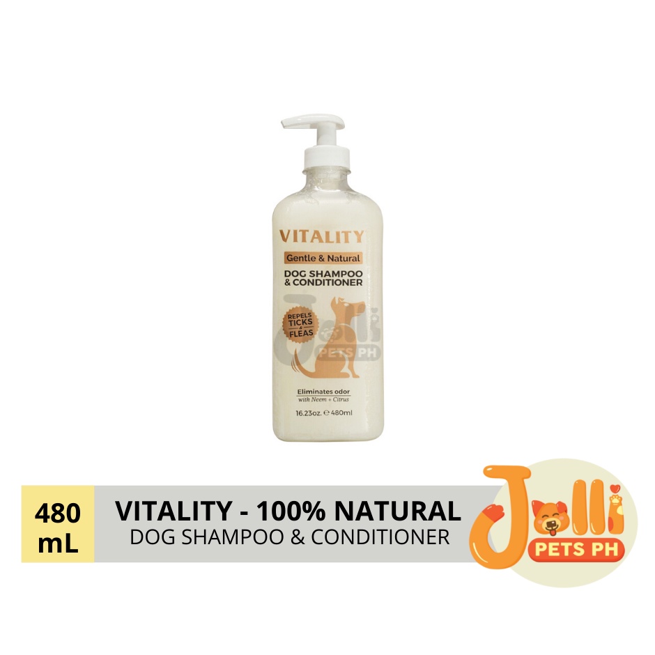 Vitality Dog Shampoo & Conditioner 2 in 1 Hypoallergenic and All