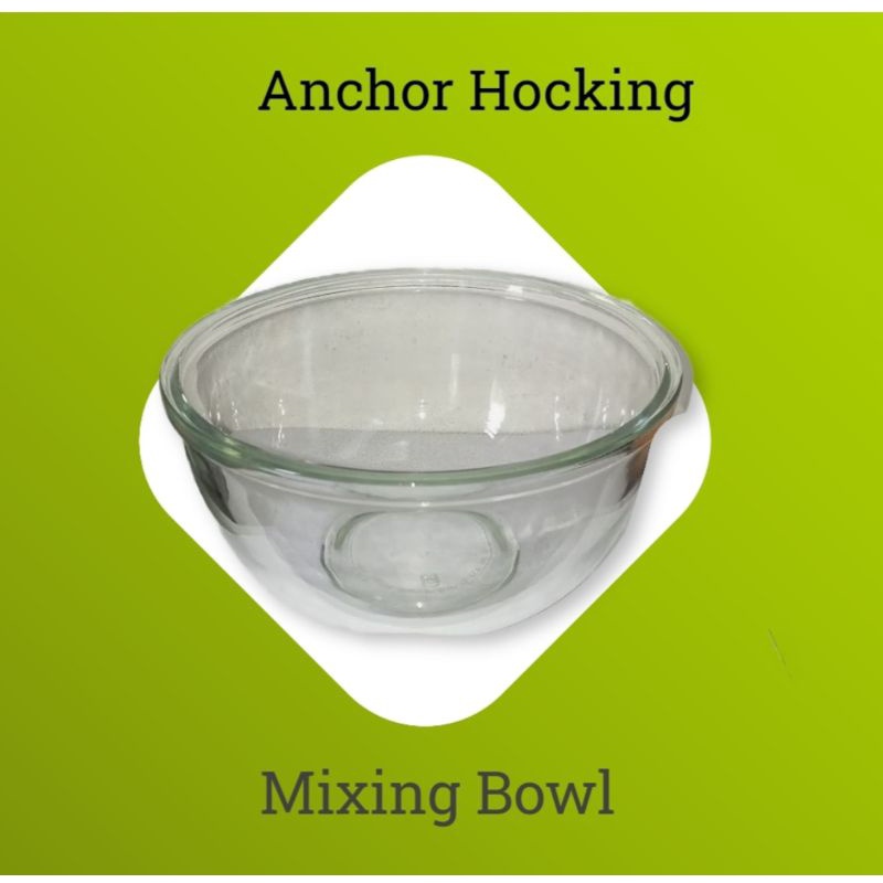 Anchor Hocking Glass Mixing Bowls set Shopee Philippines