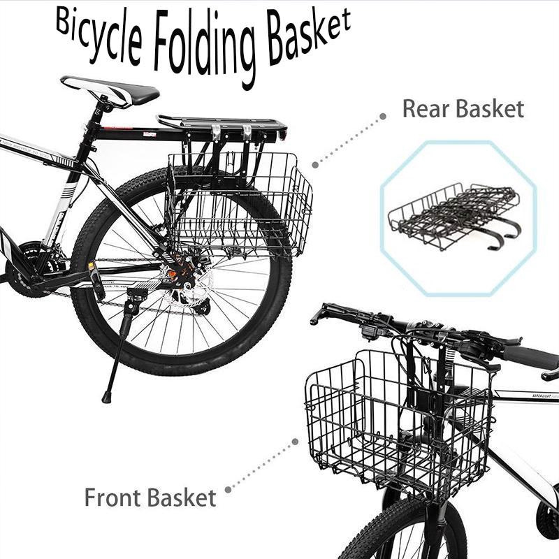 folding bicycle basket