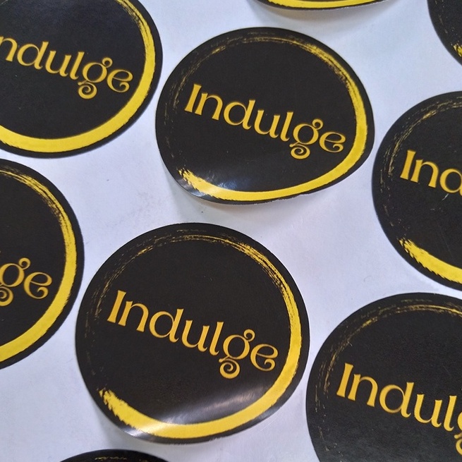 Customized / Personalized Logo Stickers Laser Cut (Any shape, round