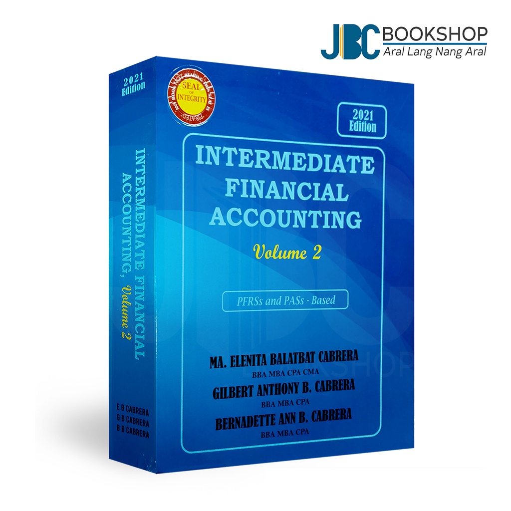 Featured image of Intermediate Financial Accounting Volume 2 2021 by Cabrera