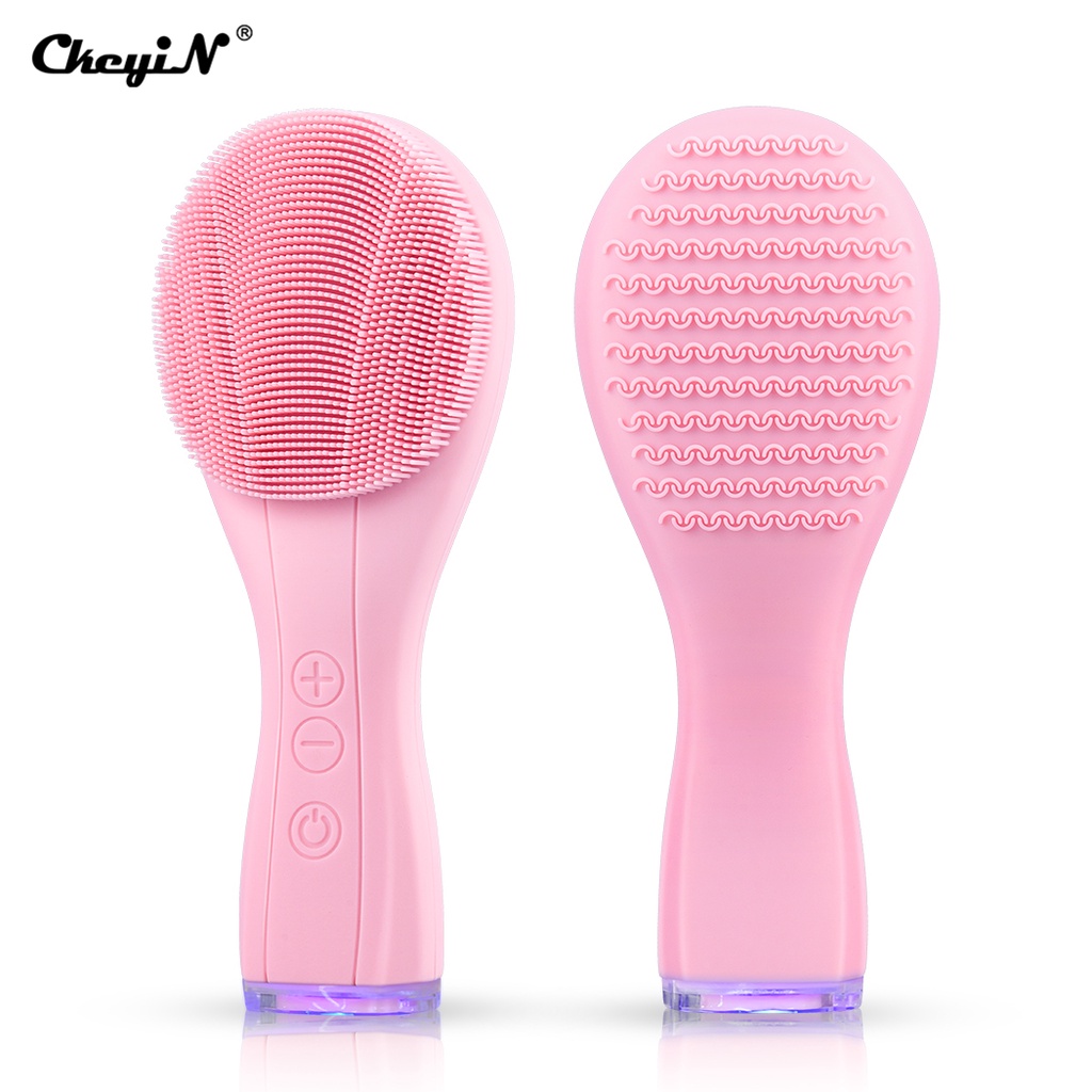 CkeyiN Electric Face Cleansing Brush Sonic Vibrating Facial Cleanser Face Massager Waterproof MR662