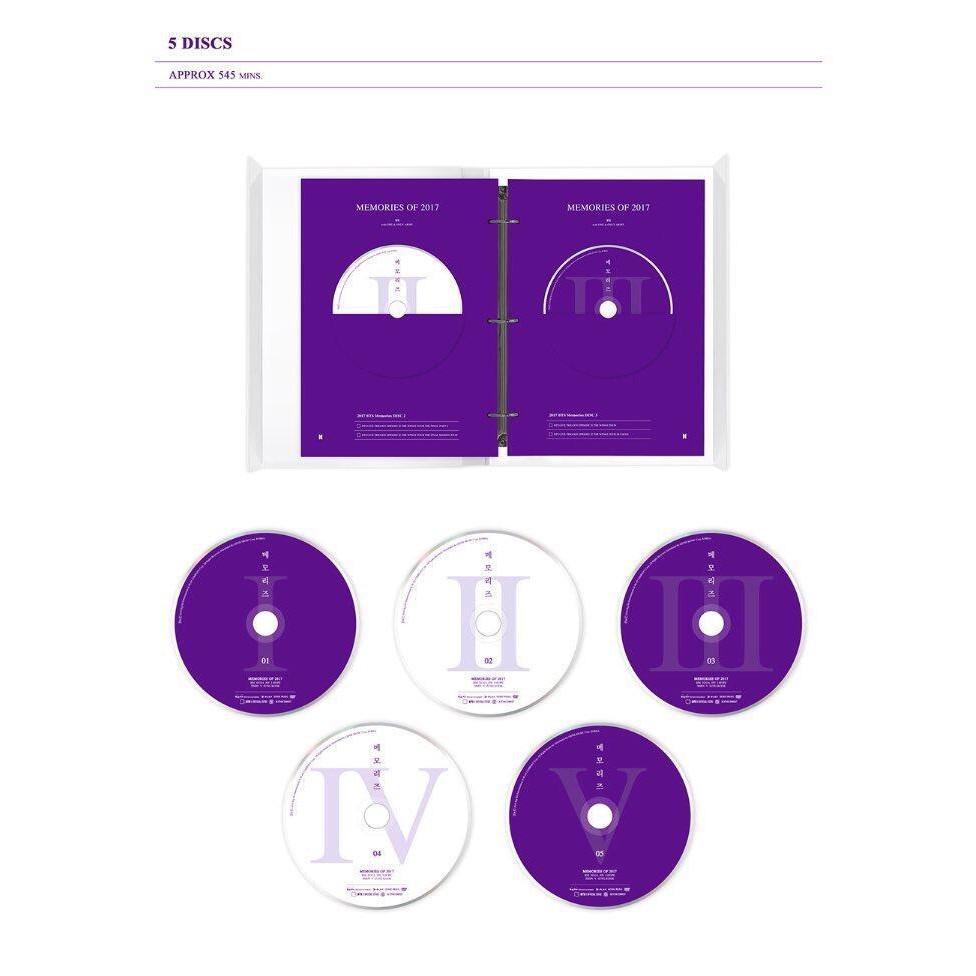 Official Bts Memories Of 17 Dvd Shopee Philippines