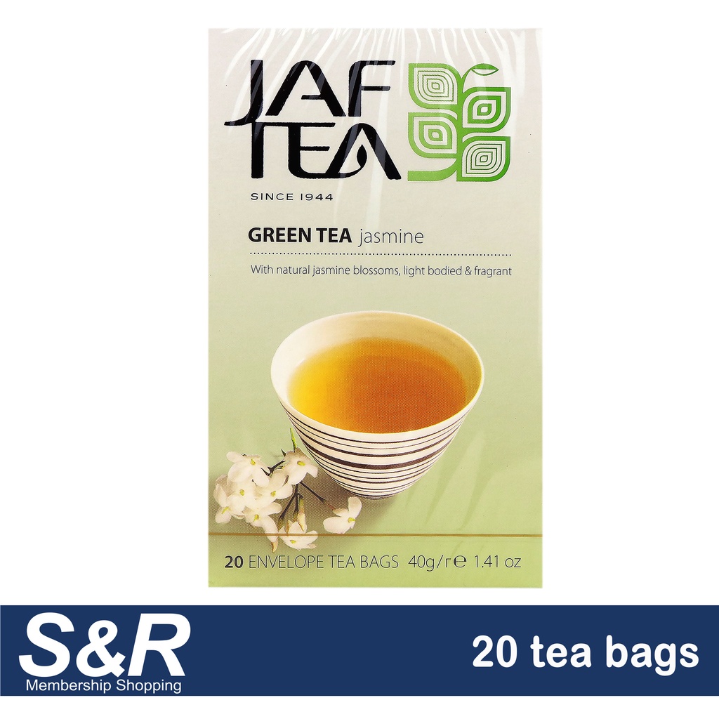 Jaf Tea Green Tea Jasmine 20 tea bags | Shopee Philippines