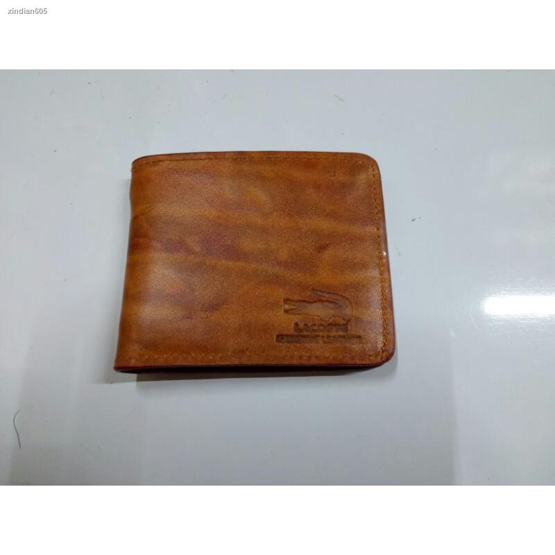 Dai~Philippines Lacoste Short Wallet Men Leather