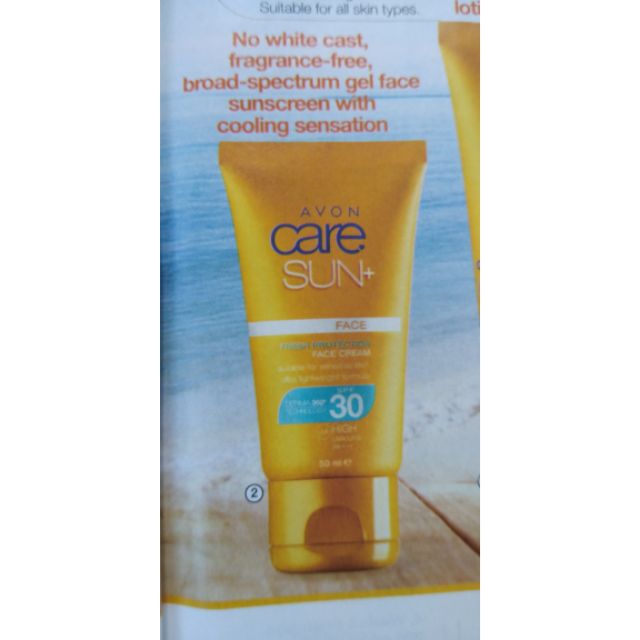 avon face sunscreen
