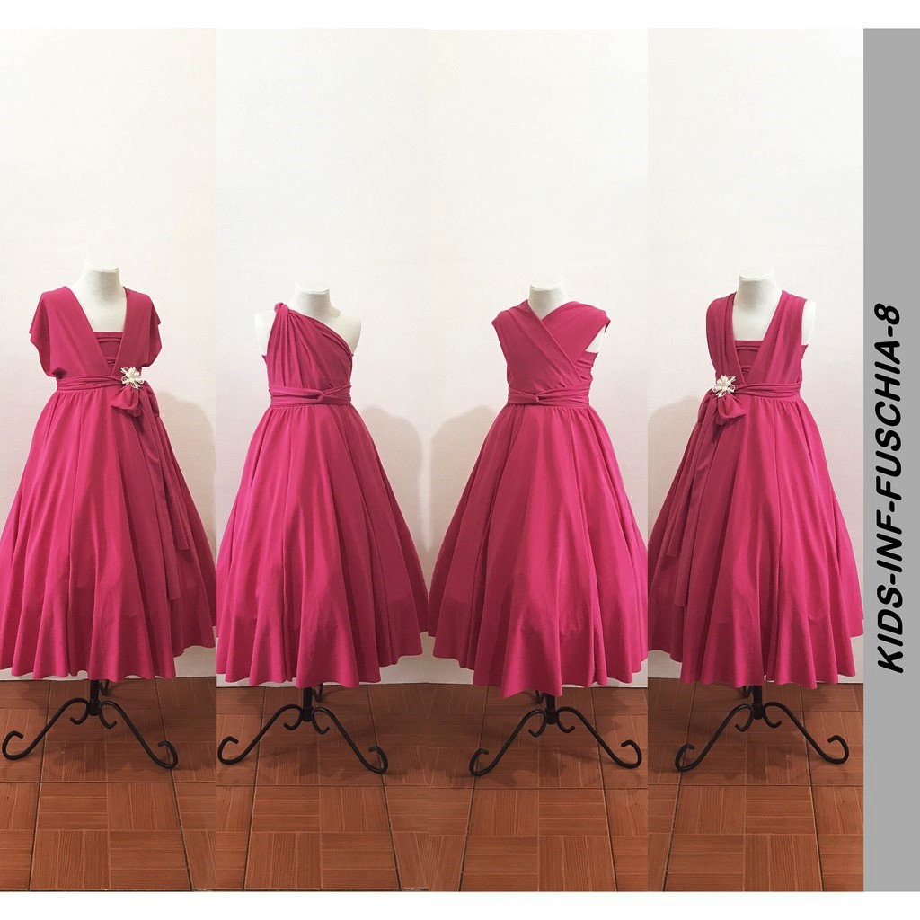 fuschia pink dress