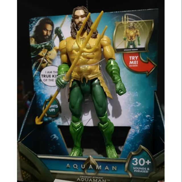 AQUAMAN DC Trident strike 12inches action figure | Shopee Philippines