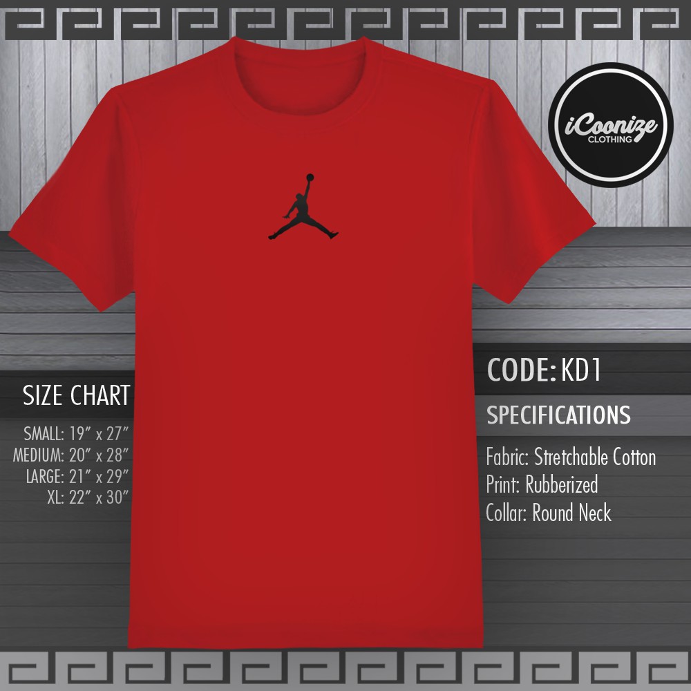 jordan t shirt red