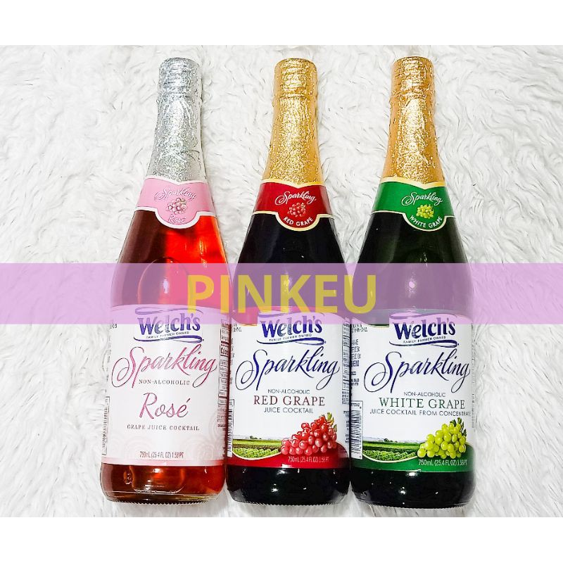 [Authentic&Onhand] Welch Welchs Sparkling rose red white grape juice