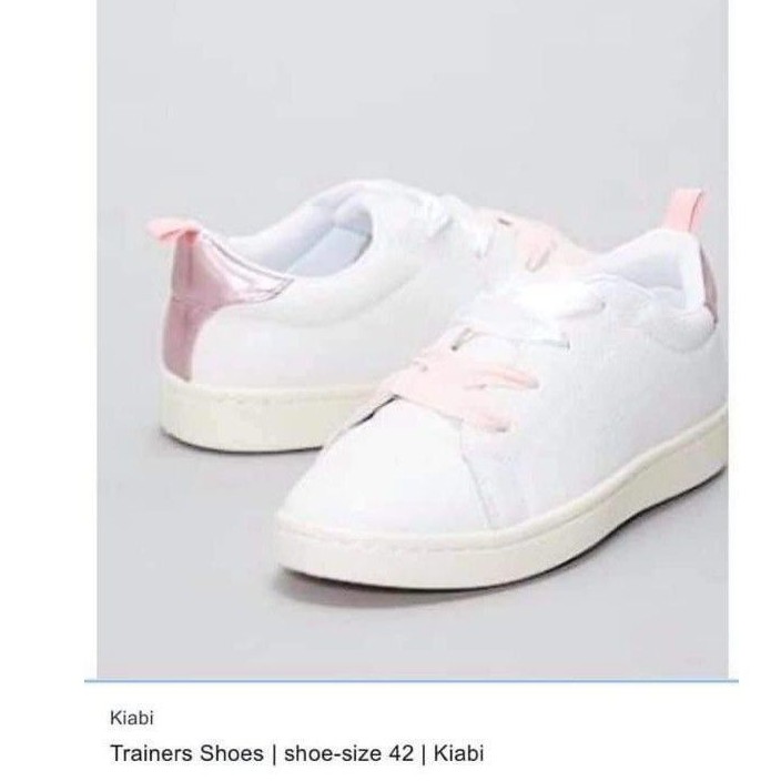 bracket sexual Maryanne Jones White Trainers Shoes by KIABI brand EU 42/UK 8 | Shopee Philippines