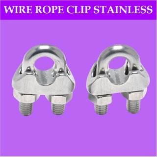3mm-16mm Stainless Steel Wire Rope Clip thimble turnbuckle Wire Rope Grip 304 Cable Clamp for Marine