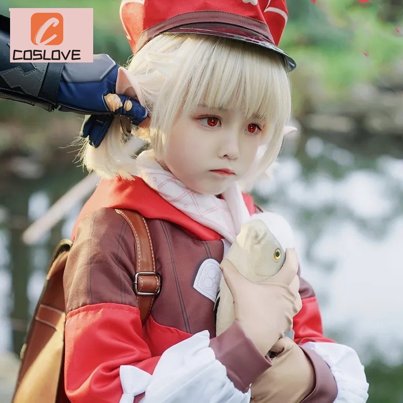 Genshin Impact Klee Children Cosplay Lolly cute Halloween gift Costume