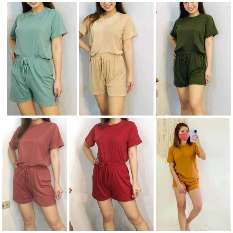 plain terno short without pocket freesize and plus size | Shopee ...