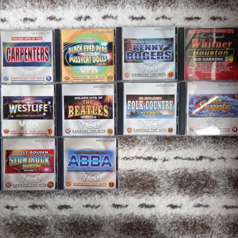 10 CD Set Karaoke Best Top Hits CD Collection Shopee Philippines