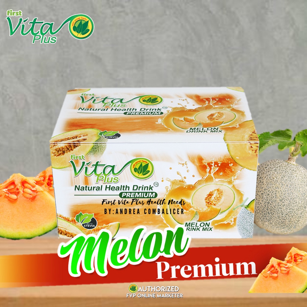 First Vita Plus Melon Premium Drink Mix Shopee Philippines