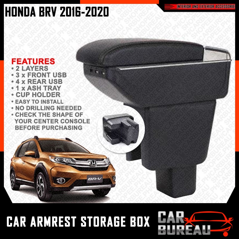 Honda Brv Br V Brio Mobilio Car Arm Rest Premium Box