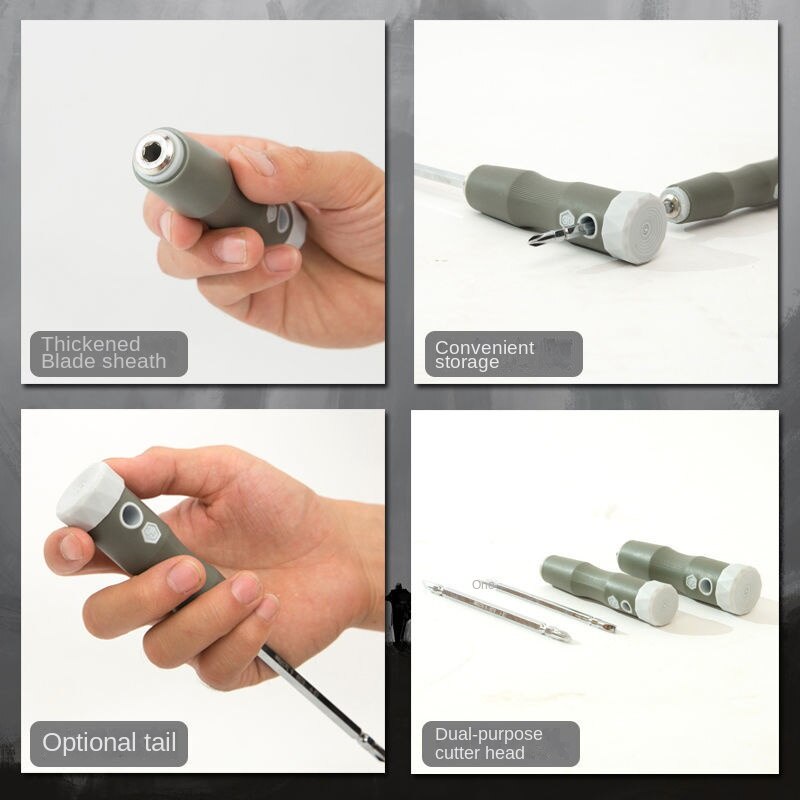 Dual-Purpose Screwdriver Super Hard Double-Headed Japan Imported High Manganese Steel Phillips 2-In-1