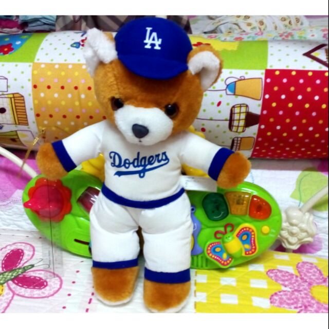 dodgers teddy bear