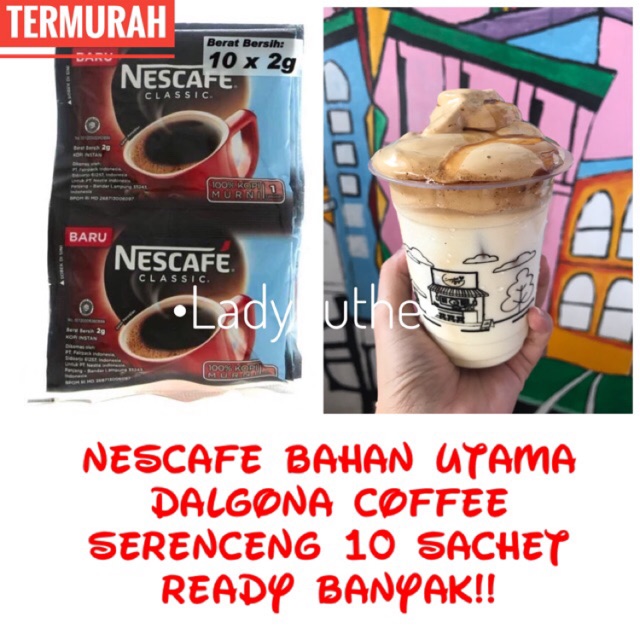 Nescafe Classic Sachet Contents 10pcs (water Hyacinth) Shopee Philippines