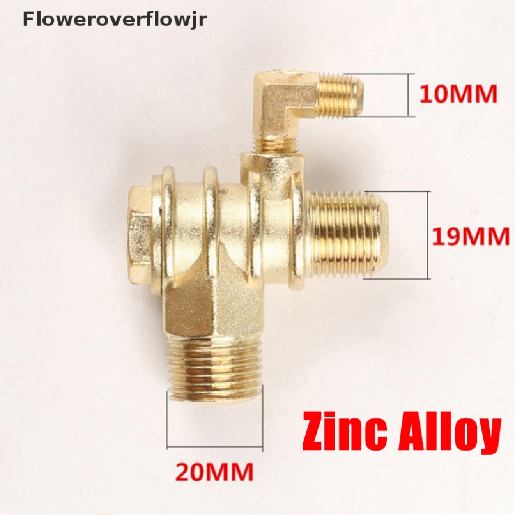 FOFR 3-Port Check Valves One Way Male-Threaded Workshop Air Compressor ...