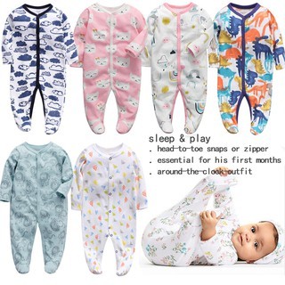 cotton pajama romper