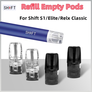 (Ready Stock) Relx Classic/SHIFT SHFT S1 Elite/Veex V1 Refillable Empty Pods Refill Pod 3-5 Time